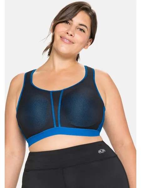 Бюстгальтер sheego Sport BH, цвет italienblau