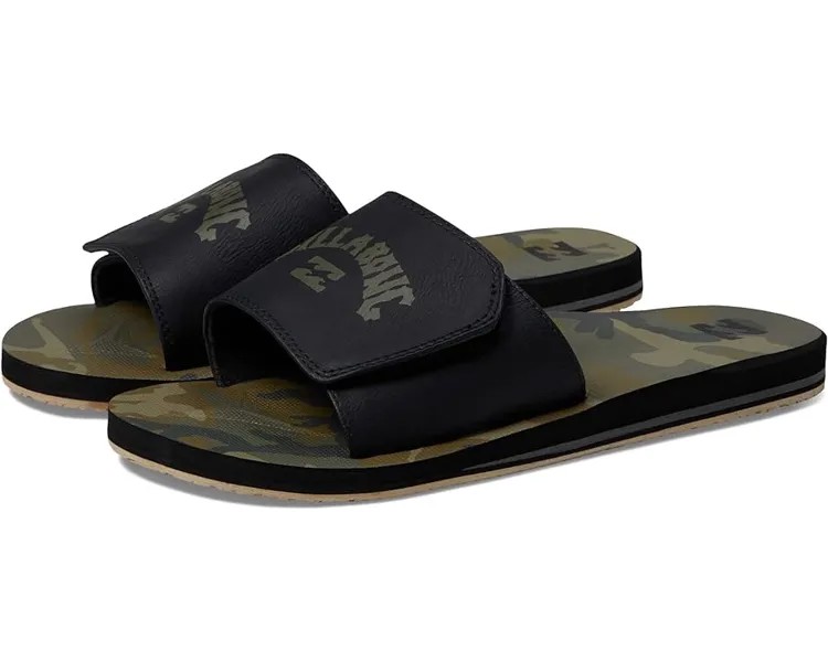 Сандалии Billabong All Day Impact Slide, цвет Military Camo