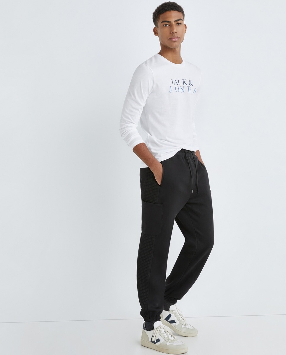 Мужские спортивные брюки для бега Jack & Jones, черный