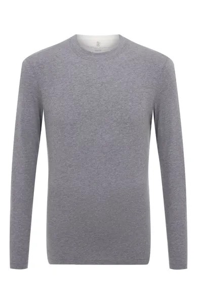 Хлопковый лонгслив Brunello Cucinelli