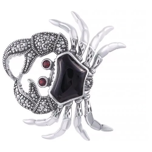 Брошь ELEMENT47, серебро, 925 проба