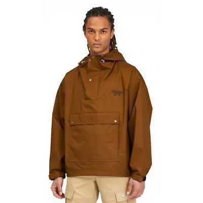 Puma X Maison Kitsune Smock Windbreaker Мужские коричневые пальто Куртки Верхняя одежда 5304