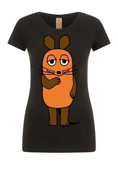 Рубашка LOGOSHIRT Maus, черный