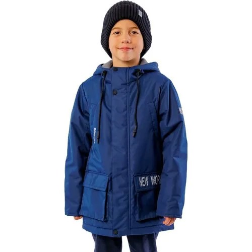 Парка UKI KiDS, размер 122, синий