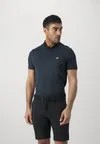 Рубашка-поло GOLF MICROSTRIPE Lyle & Scott, темно-синий