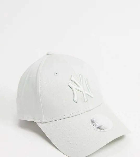 Бледно-зеленая кепка с логотипом в тон NY New Era Exclusive 9Forty-Зеленый цвет