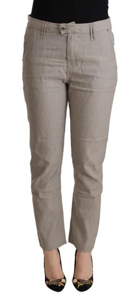 Брюки CYCLE Светло-серые льняные зауженные женские брюки со средней талией W29 Рекомендуемая розничная цена 350 долларов США