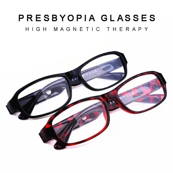 PDTO Очки для чтения +4.5 +5.0 +5.5 +6.0 Пресбиопические очки Магнитотерапия