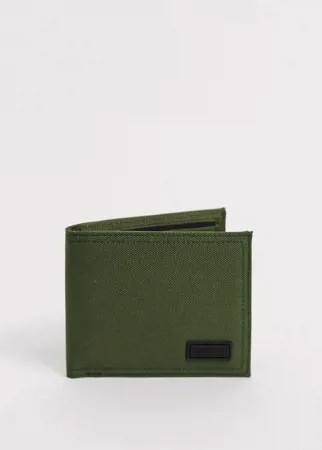 Бумажник цвета хаки Consigned-Зеленый цвет