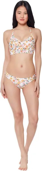 Купальный топ Jessica Simpson Summer Dreaming Cropped Cami Top, цвет Sunset Multi