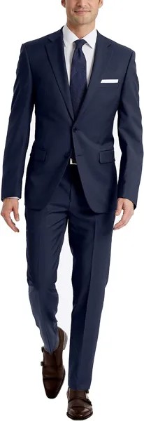 Брюки Mens Slim Fit Suit Separates Calvin Klein, цвет Solid Medium Blue