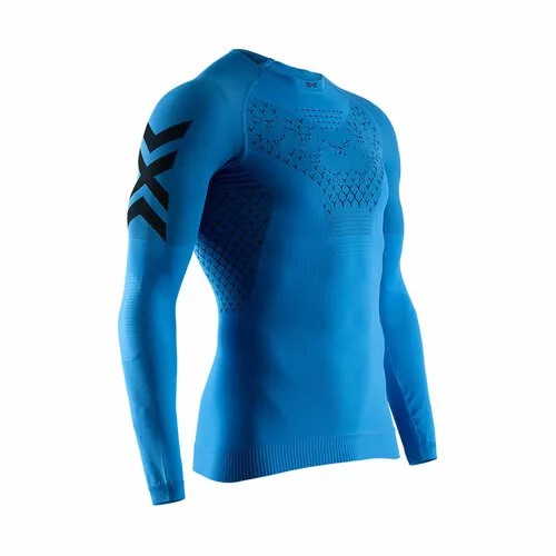 Термобелье верх X-bionic Twyce 4.0 Run Shirt LG SL Men, размер XL, голубой