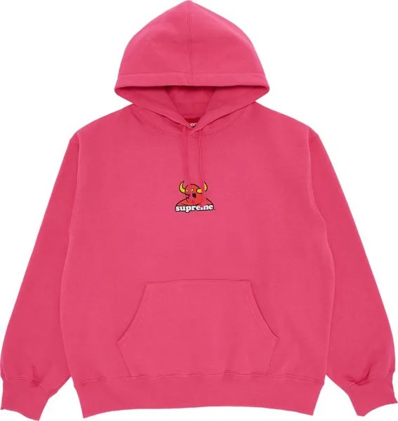 Толстовка Supreme x Toy Machine Hooded 'Magenta', розовый