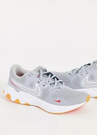 Серые кроссовки Nike Running Renew Ride 2-Серый