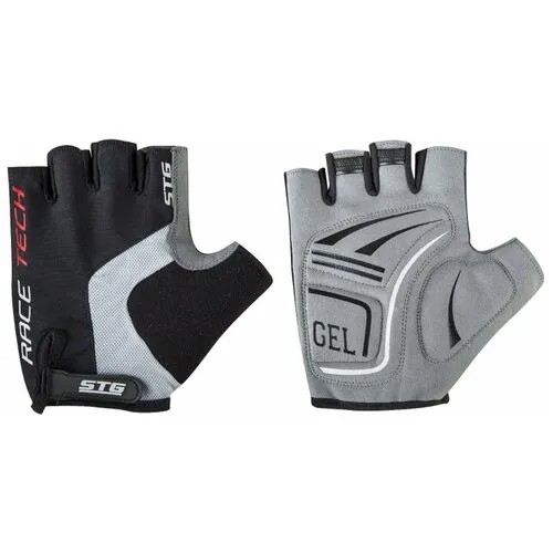 Велосипедные перчатки STG AL-03-202 p.XL (черно-серые)