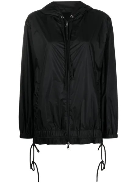 Непромокаемая куртка с капюшоном Moncler, черный