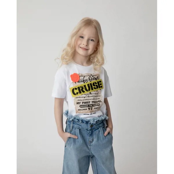 Gulliver Футболка для девочки Cruise 12102GMC1210