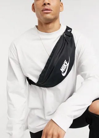 Черная сумка-кошелек на пояс Nike Heritage-Черный