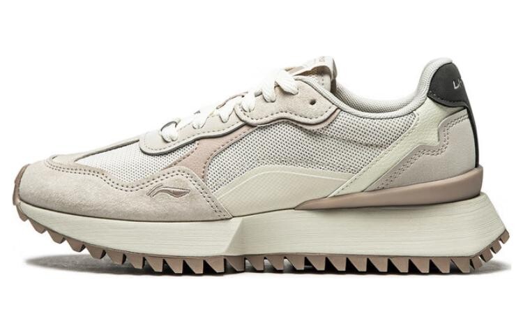 Кроссовки LINING Zaiwu Lifestyle Shoes Women's Low-top Pearl White / Wind Chime Gray / Stone Nirvana Gray, белый