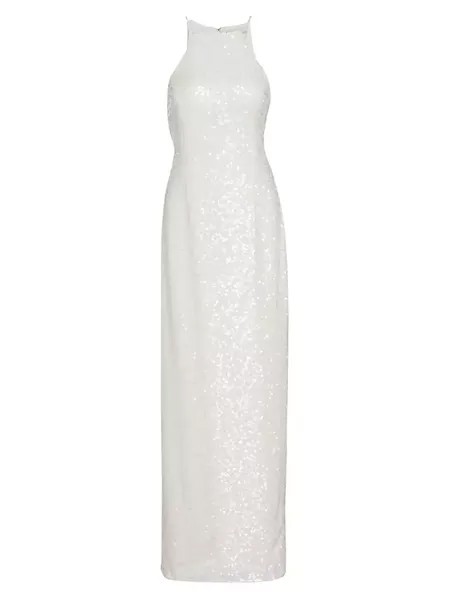 Платье Morgan с вырезами и пайетками Sachin & Babi, цвет clear ivory