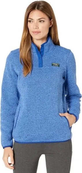 Куртка Sweater Fleece Pullover L.L.Bean, цвет Arctic Blue