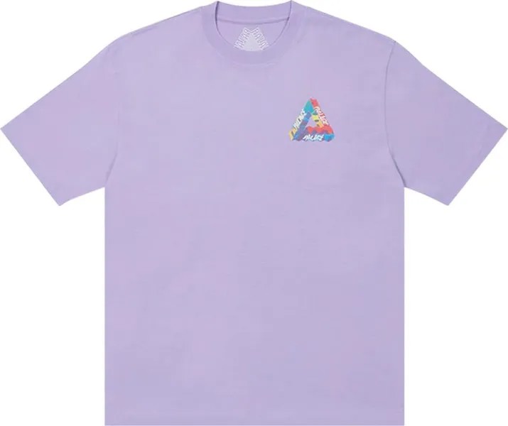 Футболка Palace Tri-Visions T-Shirt 'Violet', фиолетовый