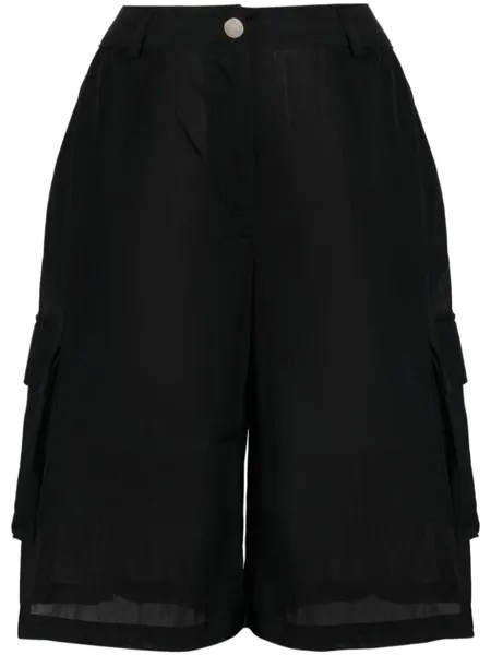 MOSCHINO JEANS прозрачные шорты, черный