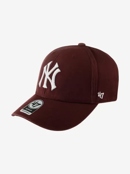 Бейсболка 47 BRAND B-GWMVP17GWS-KM New York Yankees MLB (малиновый), Мультицвет