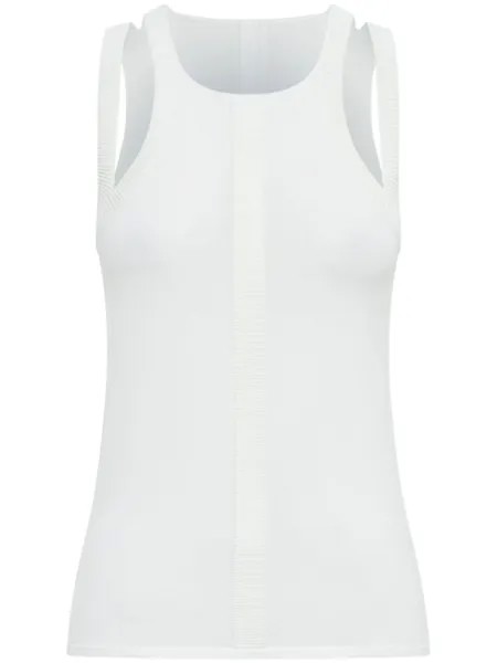 Топ Sculpt Muscle без рукавов Dion Lee, белый