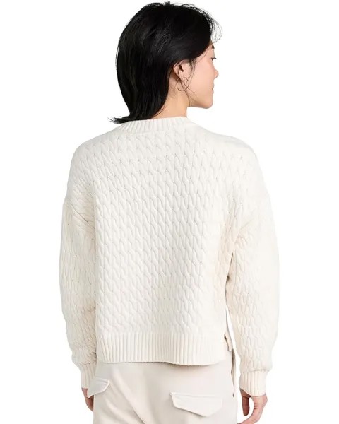 Свитер Sweaty Betty Classic Cable Sweater, цвет Studio White