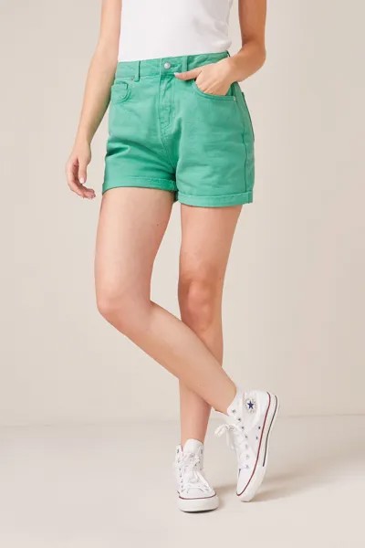 Короткие джинсовые шорты Next, зеленый