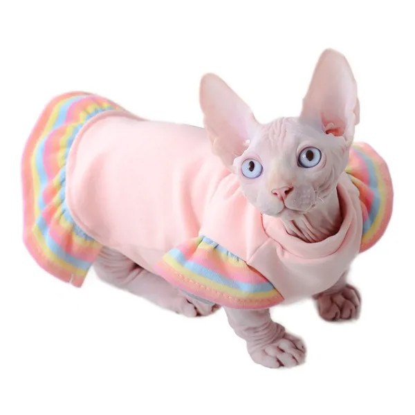 Женская одежда, одежда для кошек без волос, ветрозащитная кружевная немецкая бархатная немецкая короткая кошачья рубашка, кукла