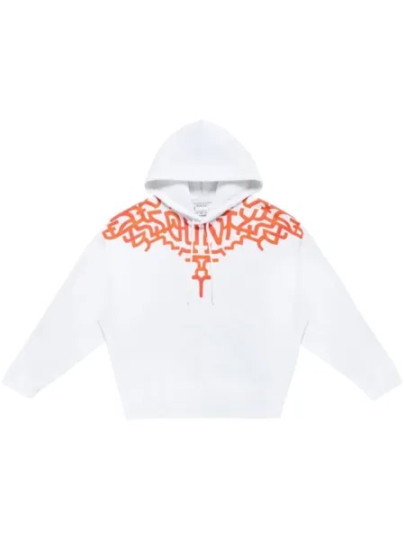 Marcelo Burlon County of Milan худи Graffiti Wings, белый