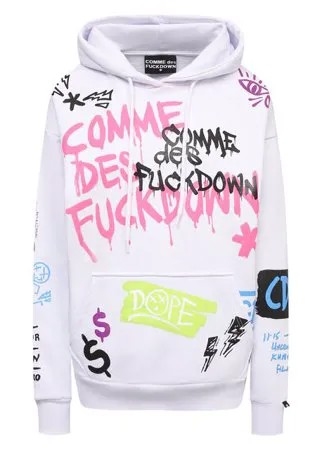 Хлопковое худи Comme des Fuckdown