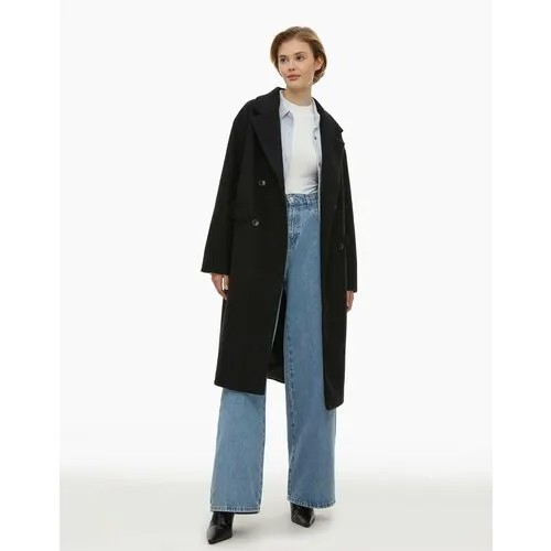 Пальто  Gloria Jeans зимнее, размер XXS (36-38), черный