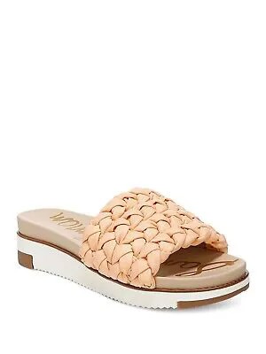 SAM EDELMAN Женские розовые сандалии на танкетке с круглым носком Ainslie Slip On Slide 9 M