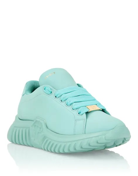 КРОССОВКИ LO-TOP SUPERSONIC Philipp Plein, цвет Light Blue