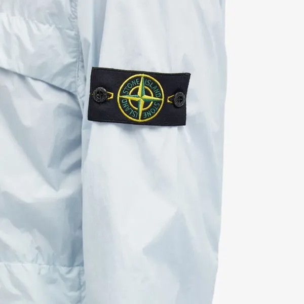 Stone Island Репсовая куртка с капюшоном, синий