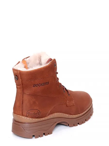 Ботинки Dockers (коньяк) женские зимние, размер 38, цвет коричневый, артикул 28078 B