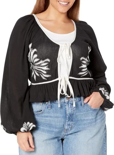 Топ Free People Lookout Top, цвет Black Combo