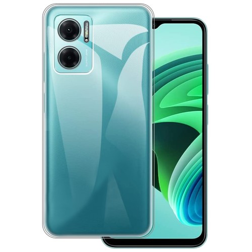 Прозрачный силиконовый чехол с защитой камеры для Xiaomi Redmi Note 11E / Тонкий противоударный легкий чехол на телефон Сяоми Редми Ноут 11Е
