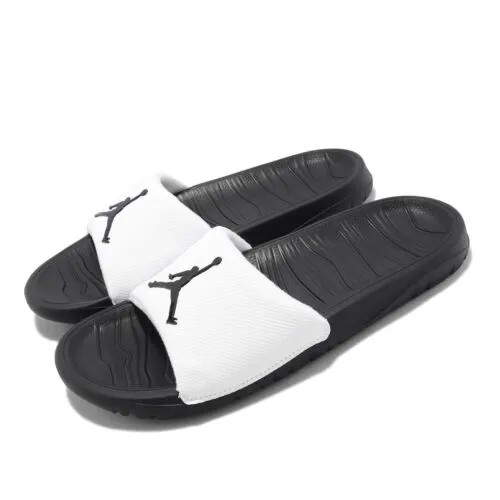 Nike Jordan Break Slide GS Белые Черные Детские женские сандалии тапочки CD5472-100