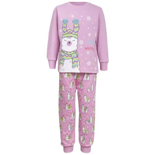 Пижама Luneva, брюки, размер 110, розовый