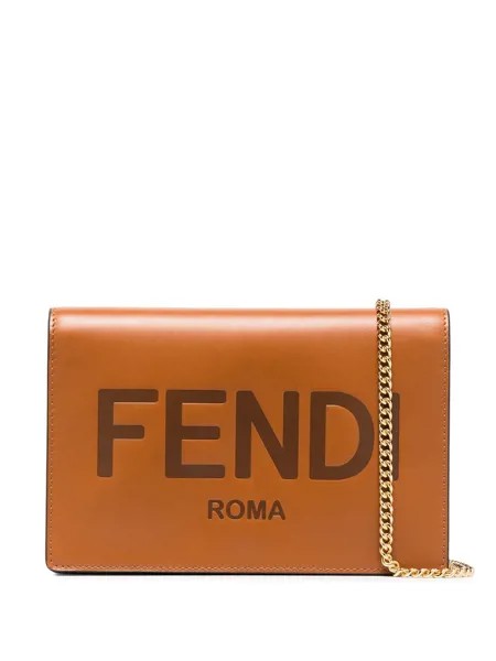 Fendi кошелек на цепочке с логотипом