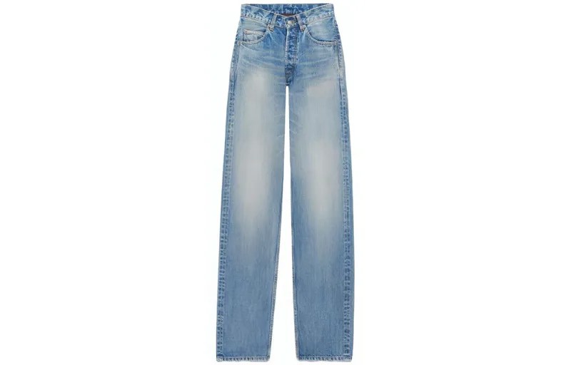 Джинсы женские синие Saint Laurent