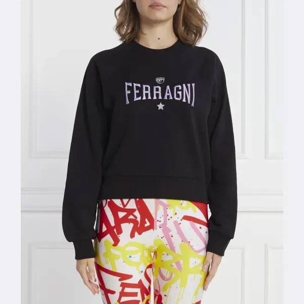 Толстовка обычного кроя Chiara Ferragni, черный