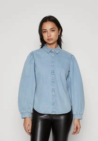 Рубашка ONLROCCO STRETCH SHIRT  ONLY Petite, синий деним