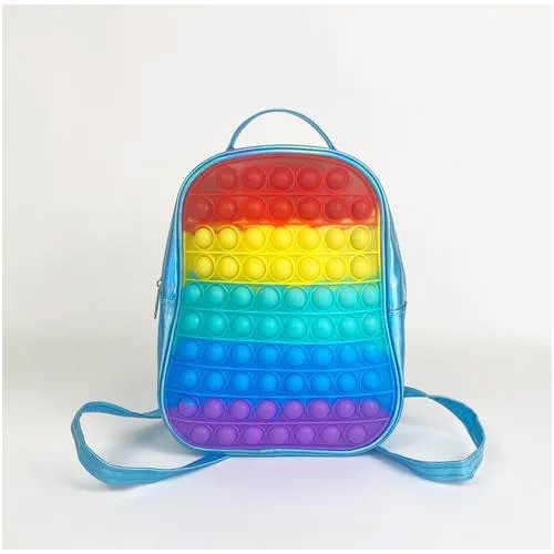 Рюкзак Pop it / сумка портфель для детей и взрослых / стильный ранец для девочек Попит