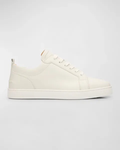 Мужские кожаные низкие кеды Louis Junior Christian Louboutin, цвет White