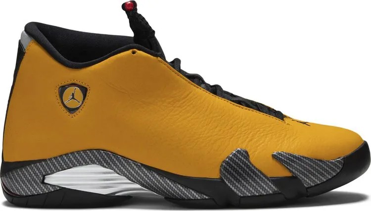 Кроссовки Air Jordan 14 Retro Reverse Ferrari, золотой